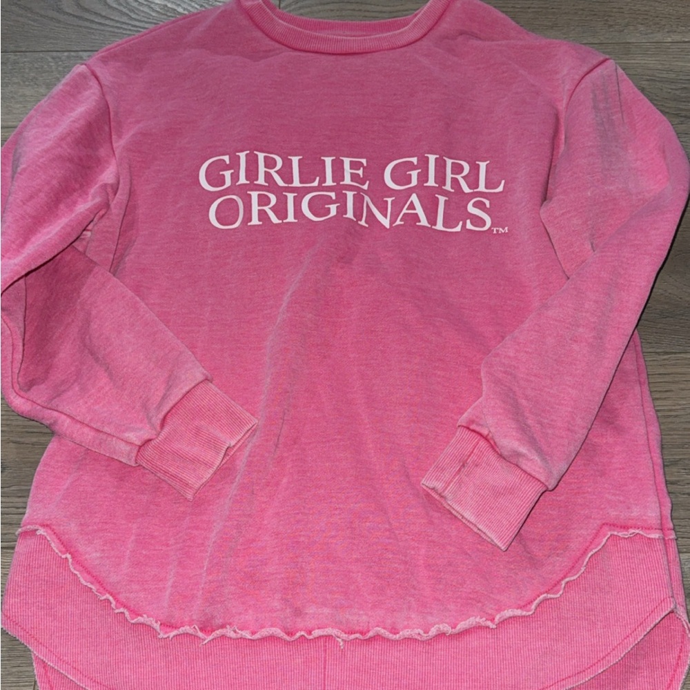 Simply Southern Pink 'Girlie Girl Originals' Long Sleeve Sweatshirt